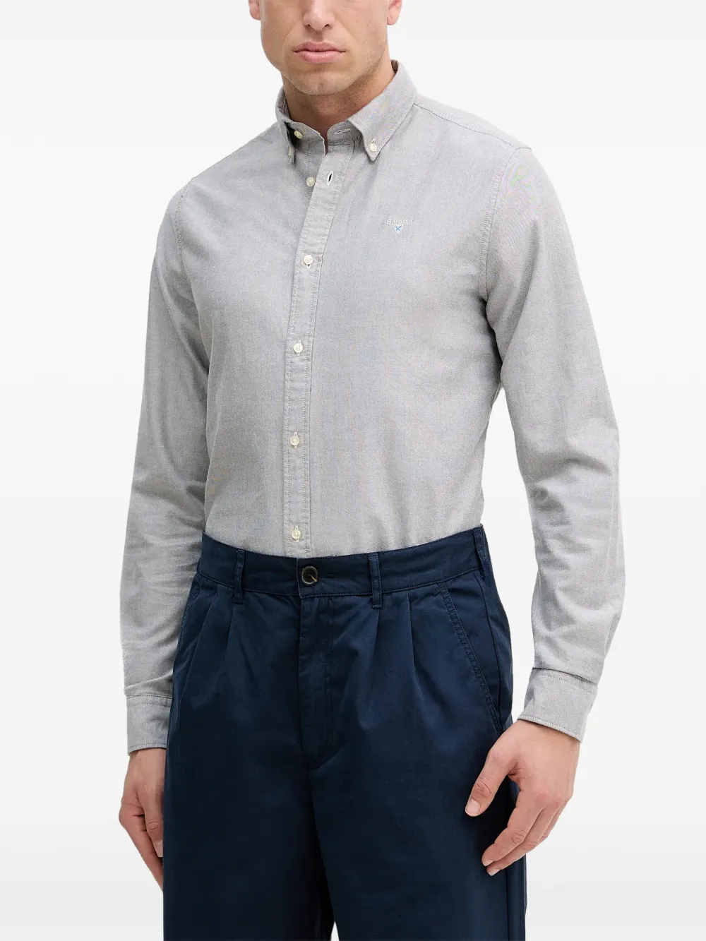 Barbour Overhemd met knopen Grijs