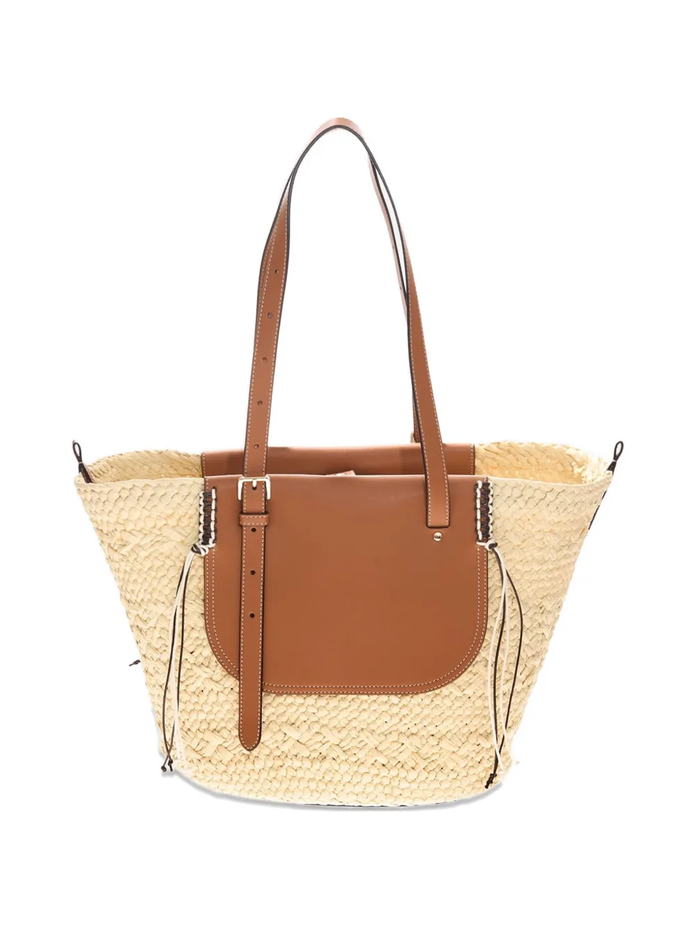  Cuba Lab Tropicana Raffia Shoulder Bag - Neutrals 