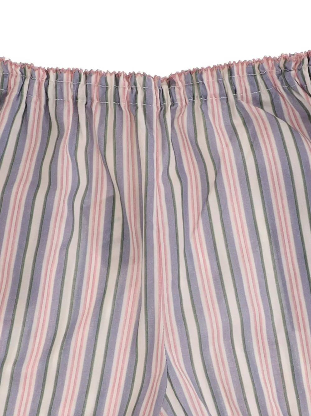  Babe & Tess Striped-pattern Shorts - Red 