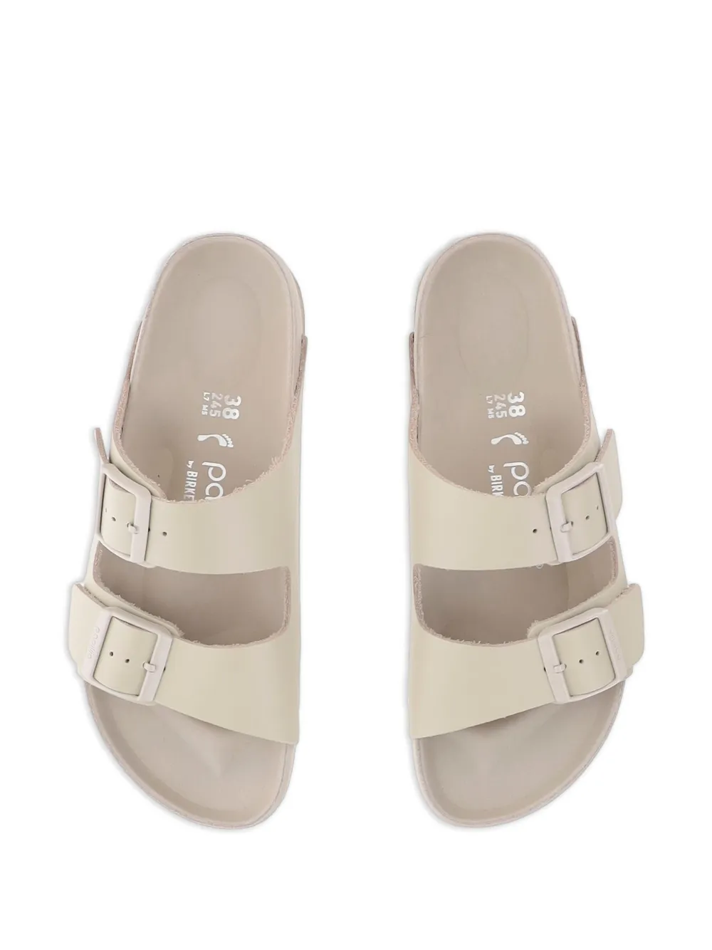 Birkenstock Arizona Flex sandalen met plateauzool Beige