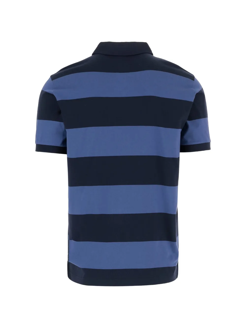 Emporio Armani Poloshirt met gestreept logo Blauw