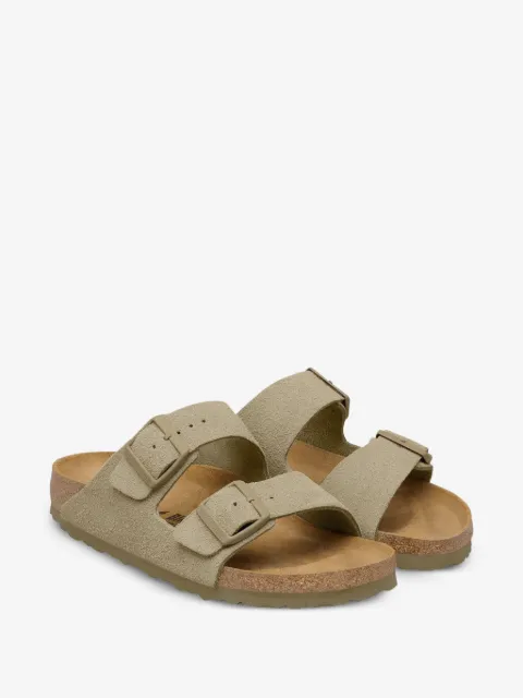 Birkenstock Kids Arizona buckle suede sandals