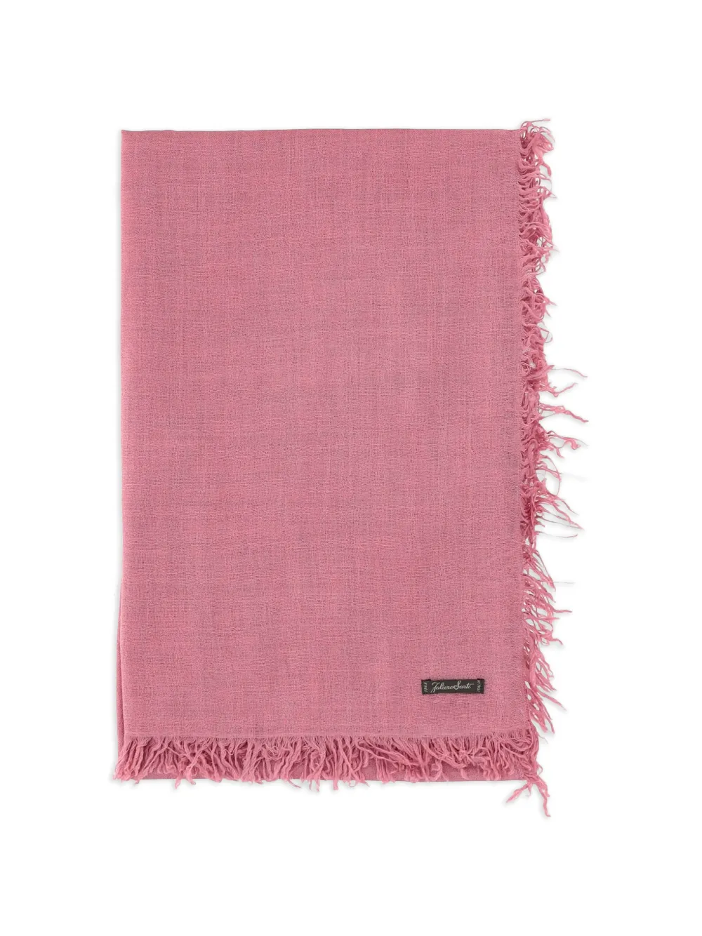 Faliero Sarti Enrica fringed scarf - Rosa
