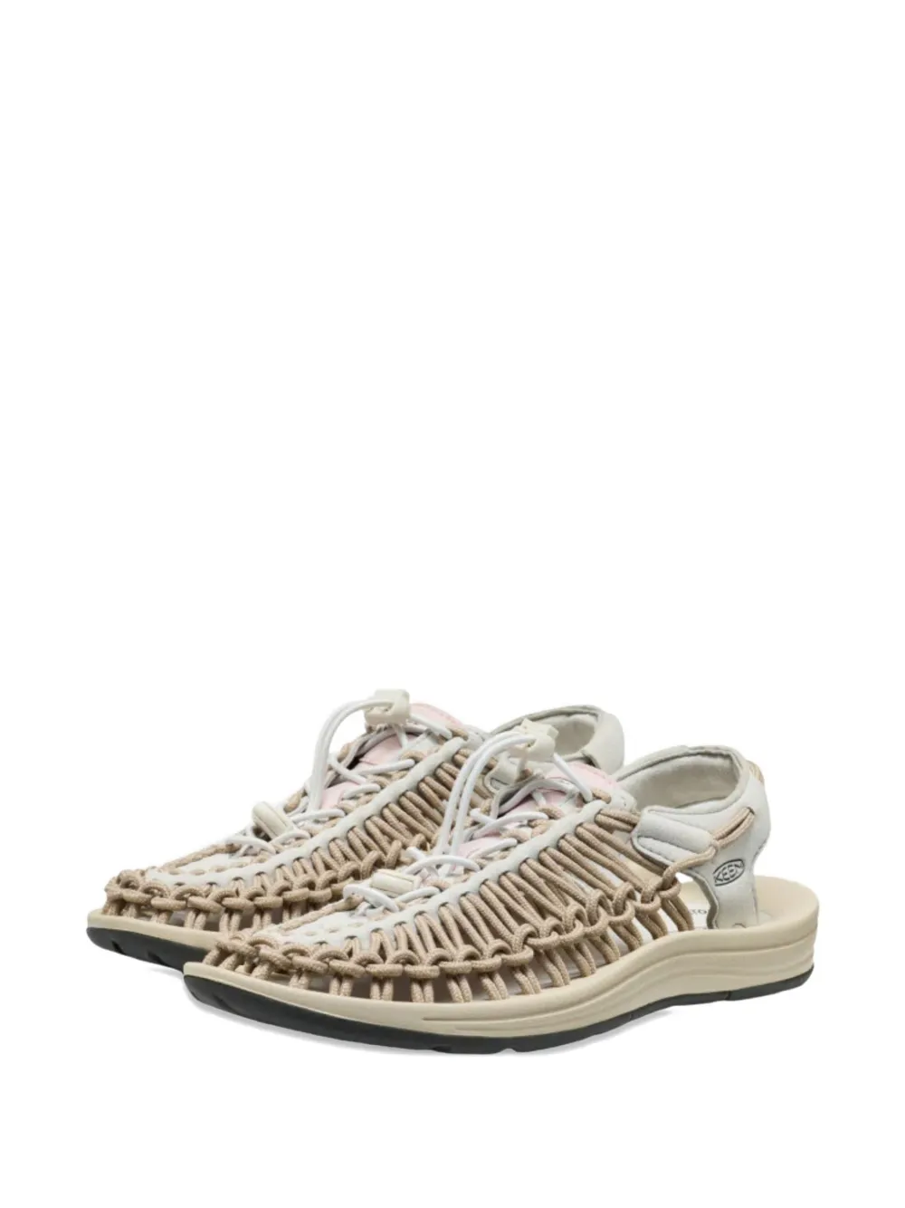 KEEN FOOTWEAR Uneek woven strap sandals Beige