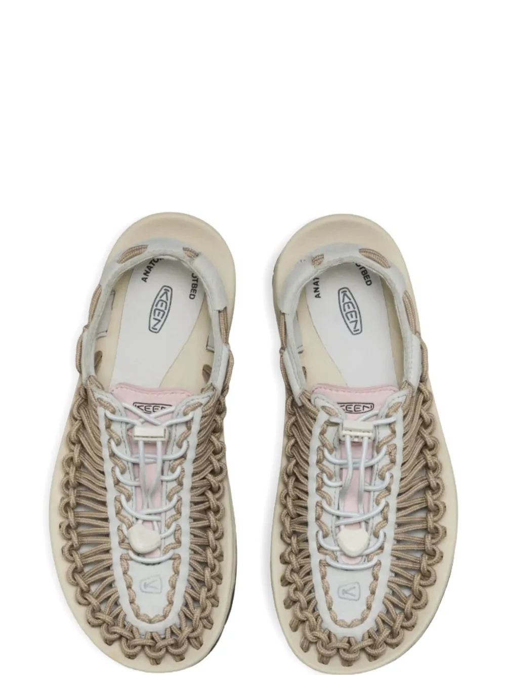 KEEN FOOTWEAR Uneek woven strap sandals Beige