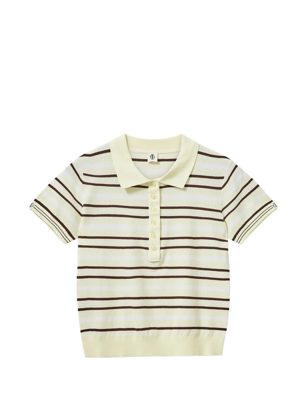 The Garment striped polo shirt - Gelb