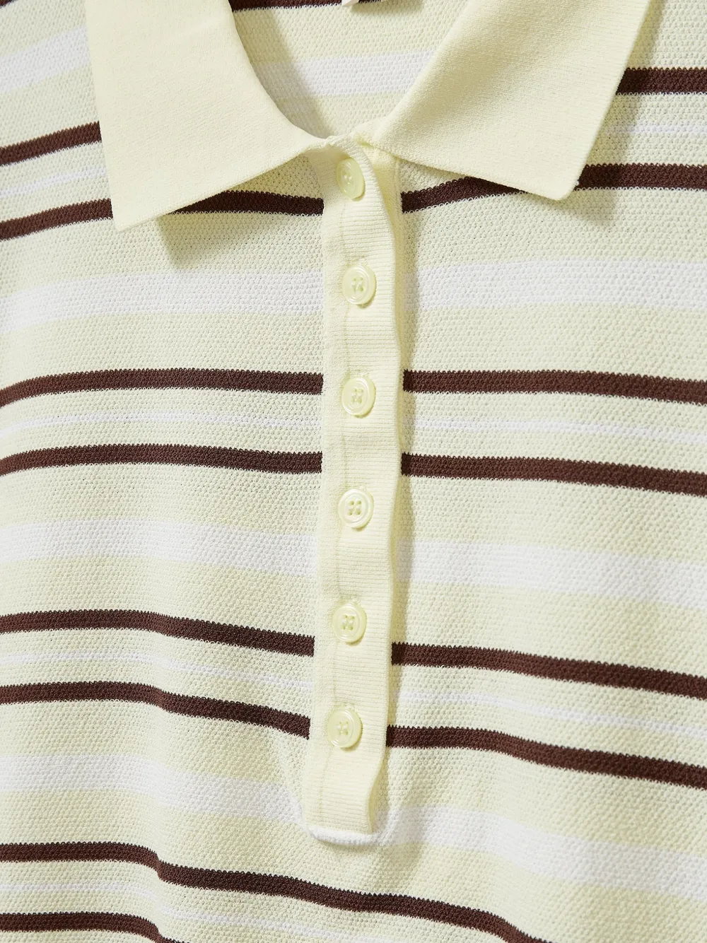 The Garment Gestreept poloshirt Geel