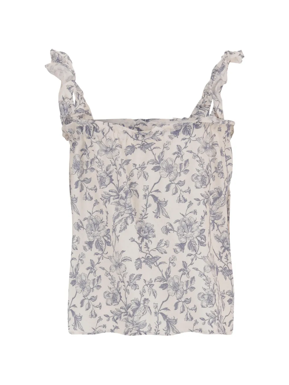 Babe And Tess floral-print top - Toni neutri