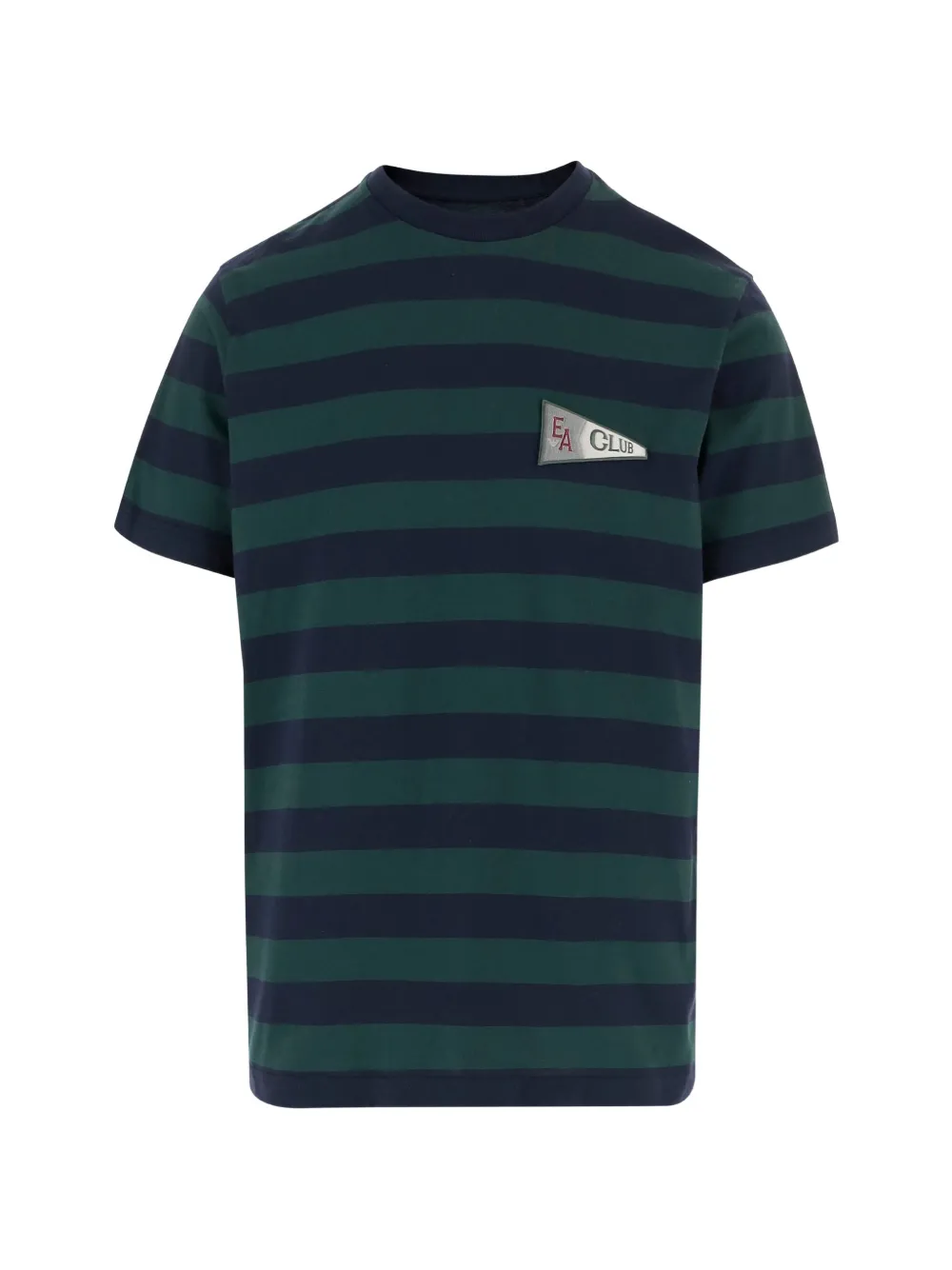 Emporio Armani Eagle Club striped T-shirt - Blu