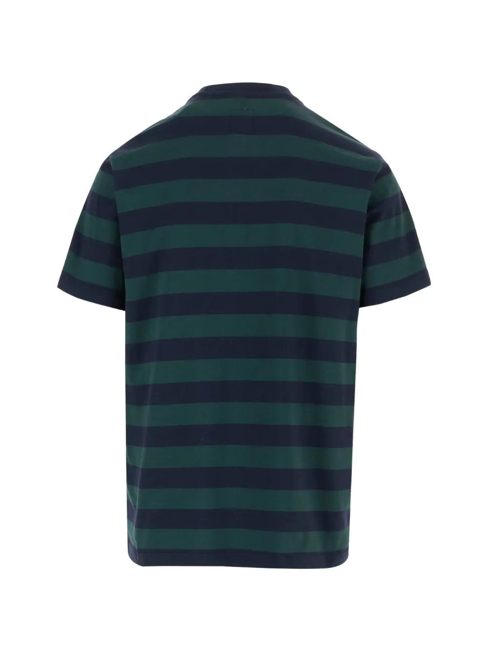 Emporio Armani Eagle Club gestreept T-shirt Blauw