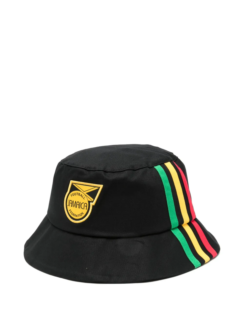 adidas striped bucket beanie - Nero