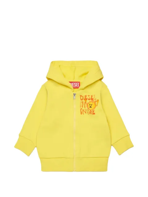 Diesel Kids Spilb zip-up hoodie