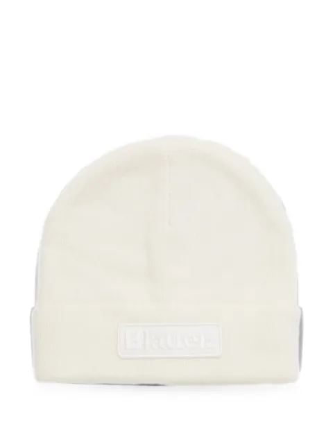 Blauer logo-patch beanie hat
