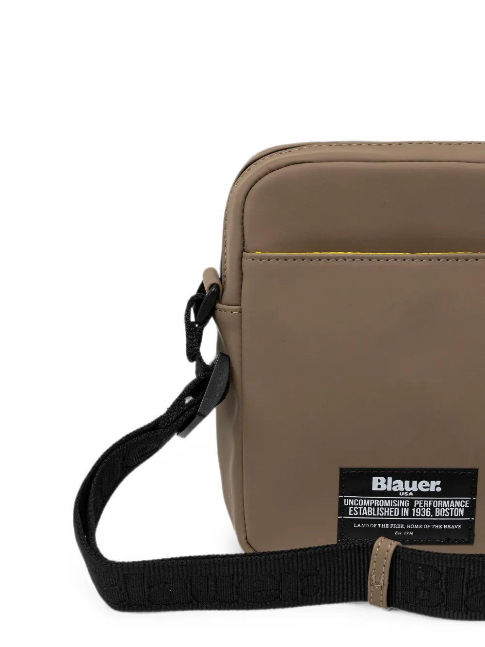 Blauer Heuptas met logopatch Beige