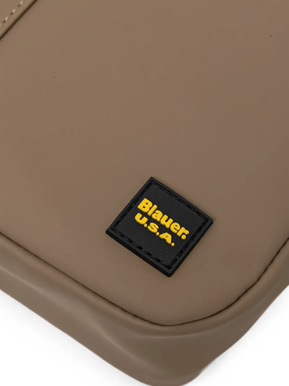 Blauer Heuptas met logopatch Beige