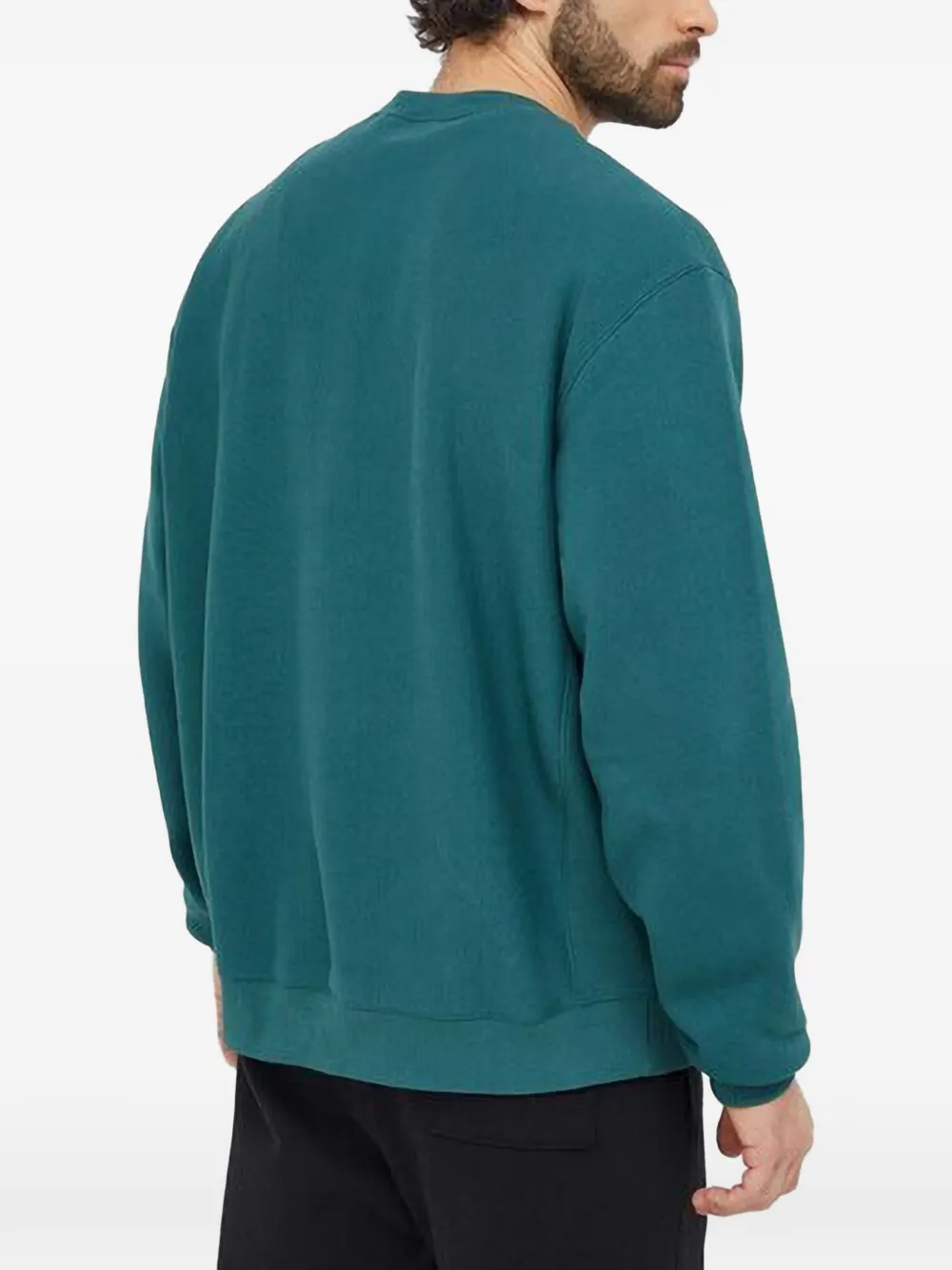 Champion logo-patch sweatshirt Groen