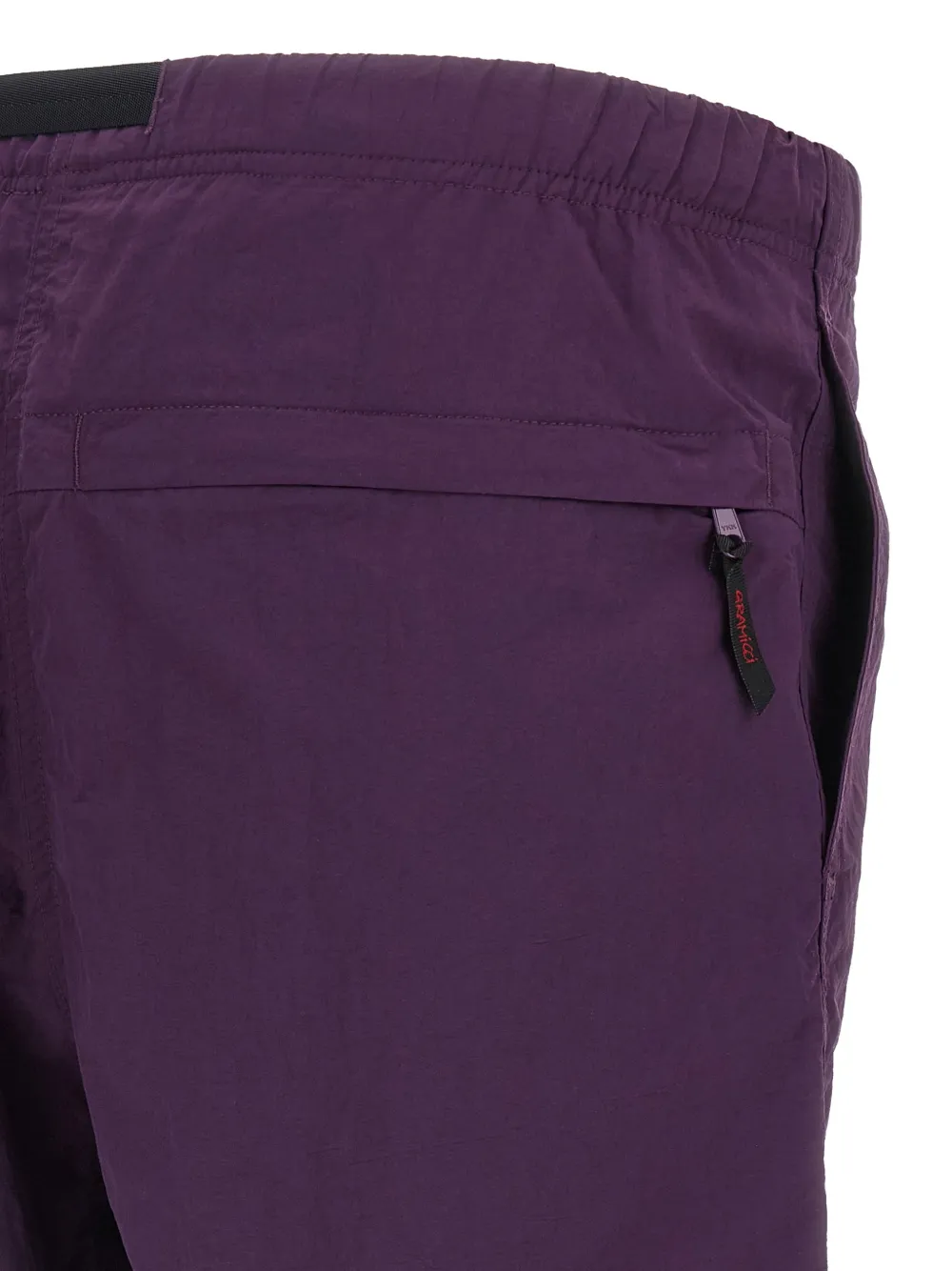 Gramicci Bermuda shorts met geïntegreerde riem Paars