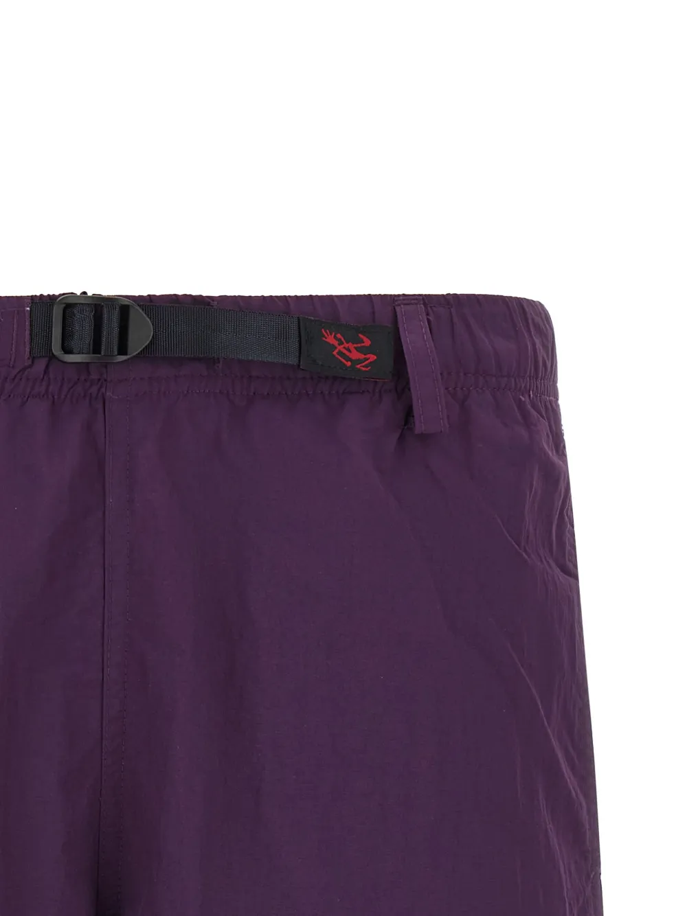 Gramicci Bermuda shorts met geïntegreerde riem Paars