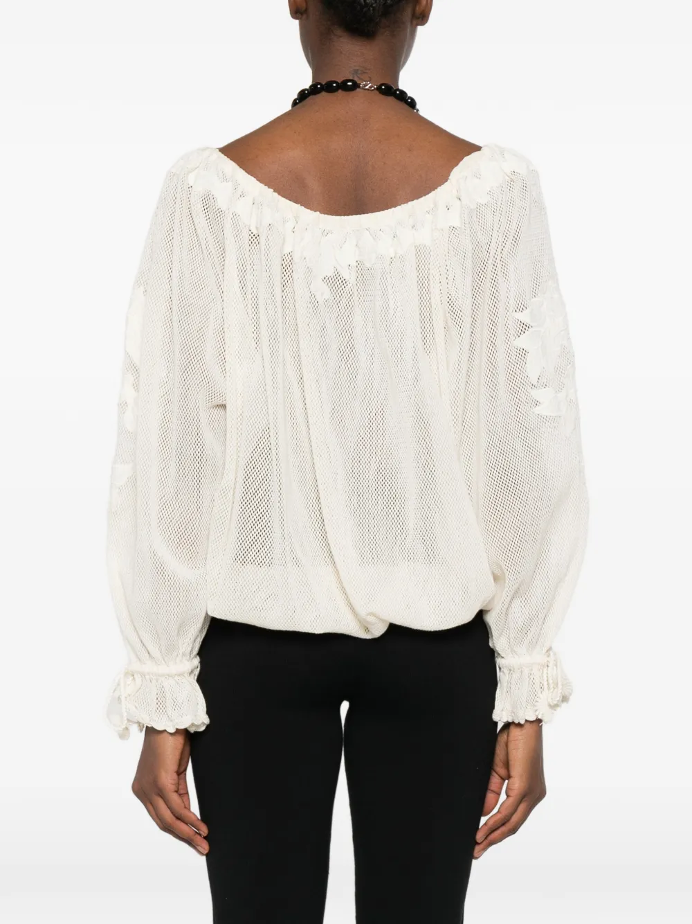 ISABEL MARANT Blouse met applicaties Beige