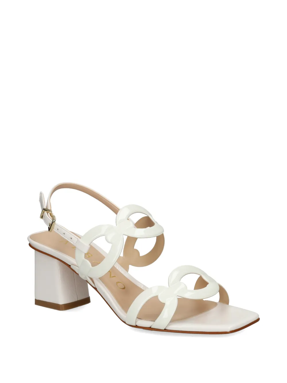 Albano cut-out sandals Wit