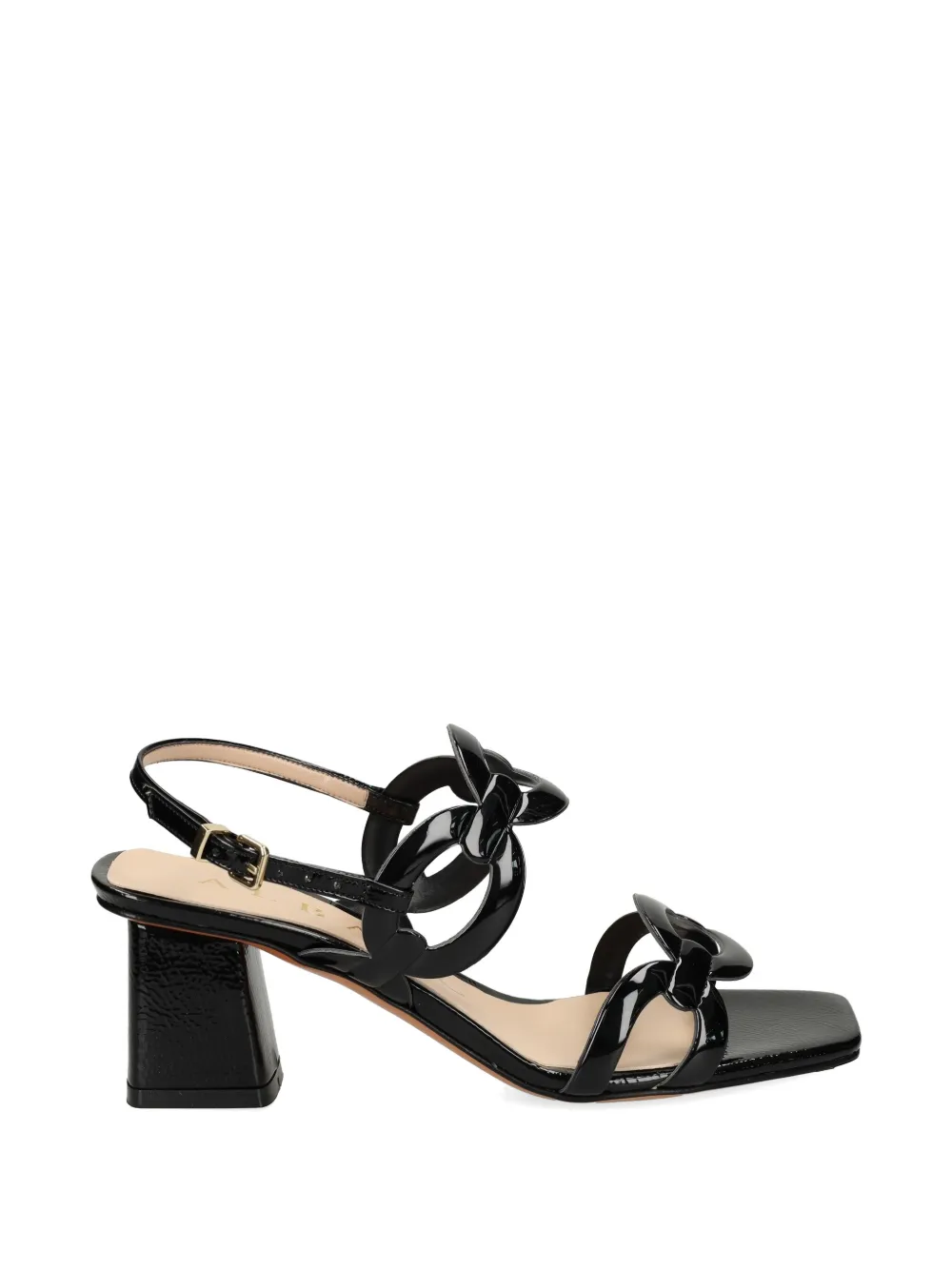 Albano cut-out sandals Zwart