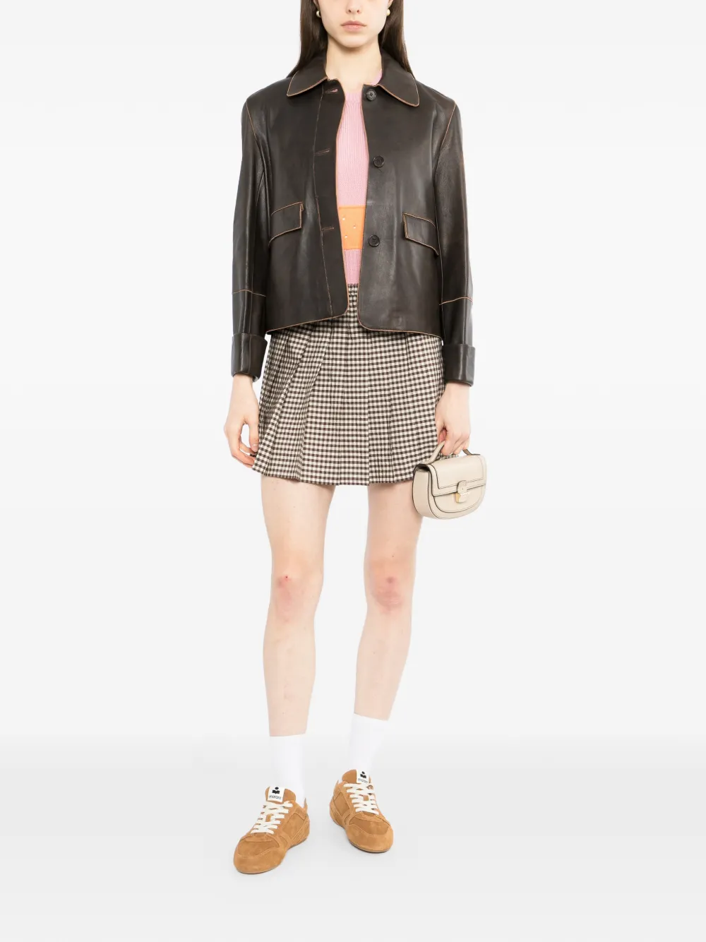 Moncler Gonna rok Beige