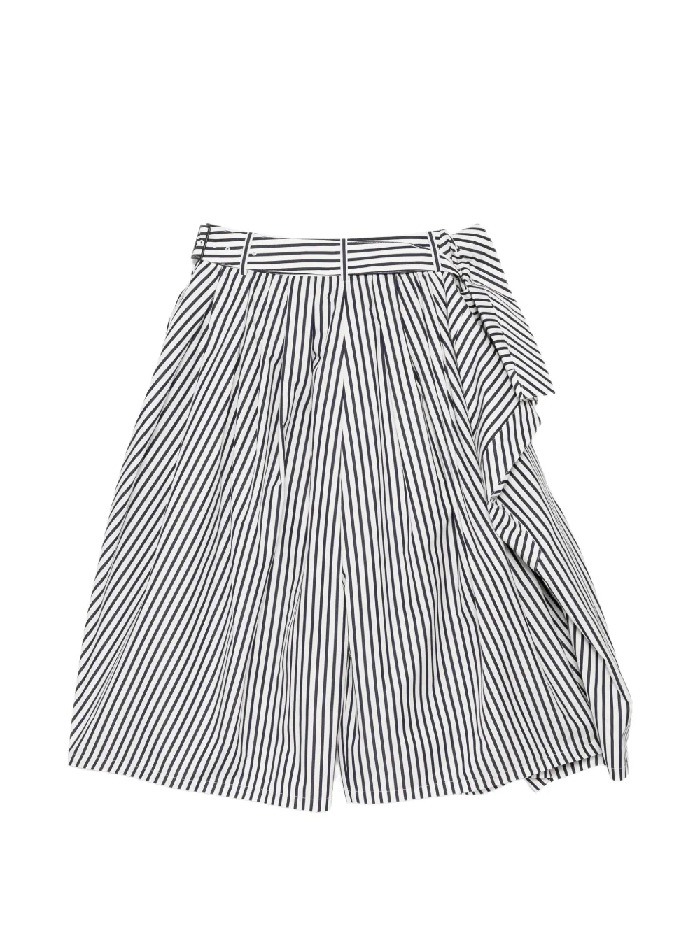 Juun.J Wikkelbroek met dubbele taille Wit