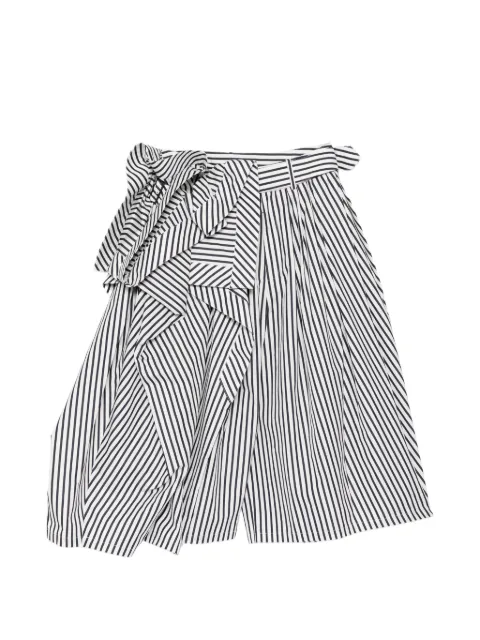 Juun.J Double-waisted wrapping trousers