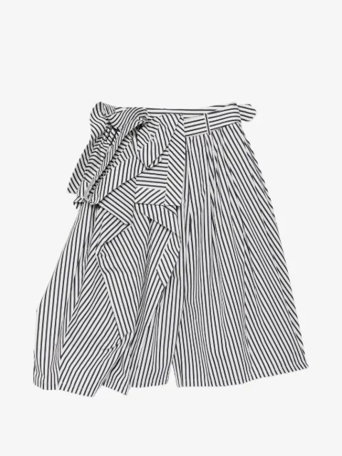 Juun.J Double-waisted wrapping trousers