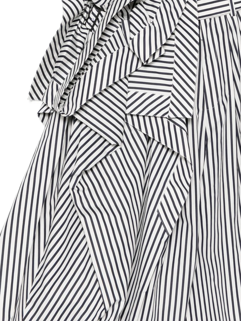 Juun.J Wikkelbroek met dubbele taille Wit