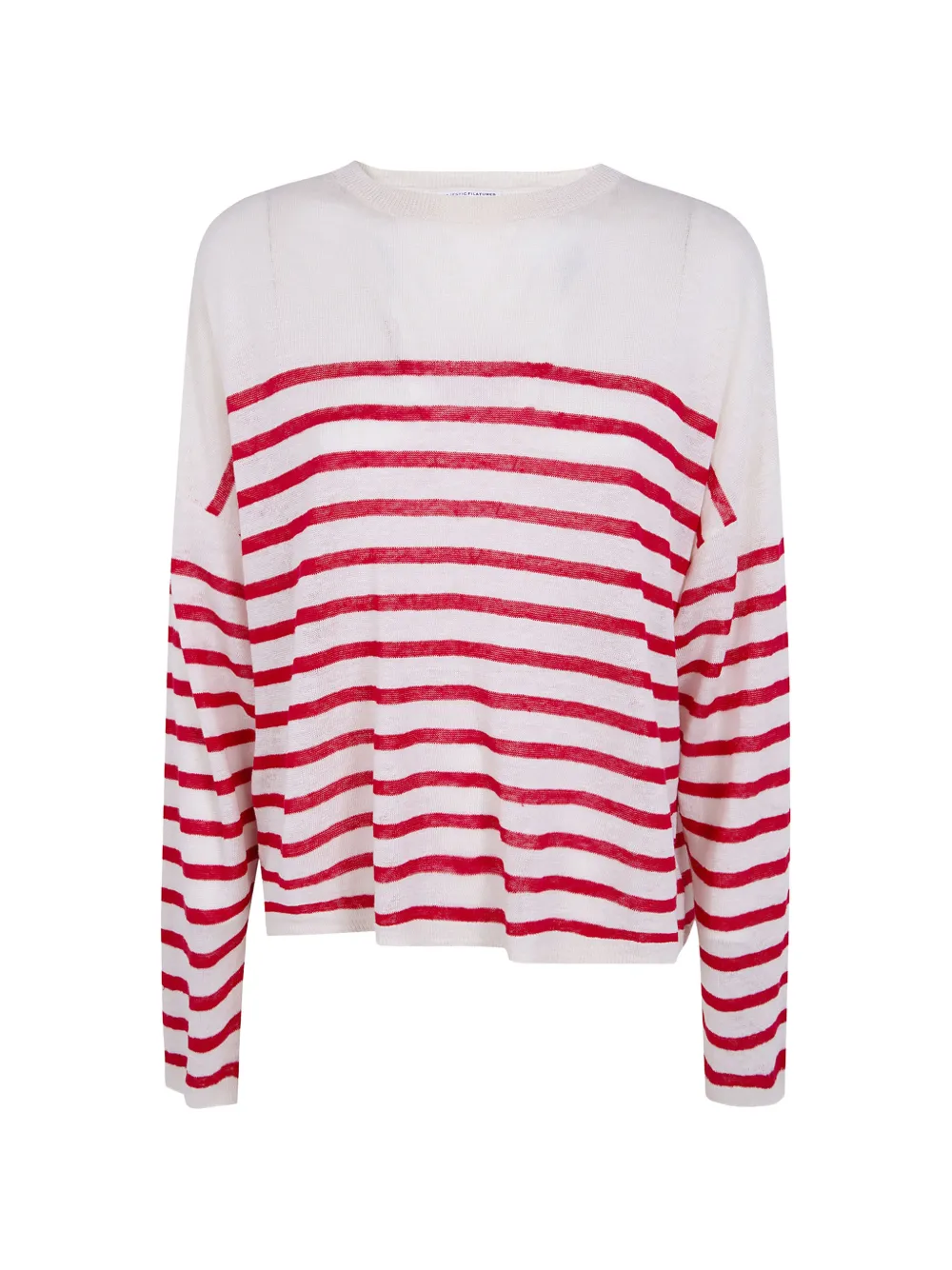 Majestic Filatures striped long-sleeve sweater - Bianco