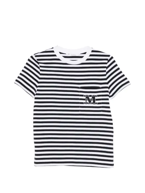 Max Mara striped patch pocket T-shirt