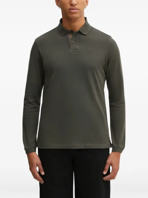 Barbour long-sleeved polo shirt