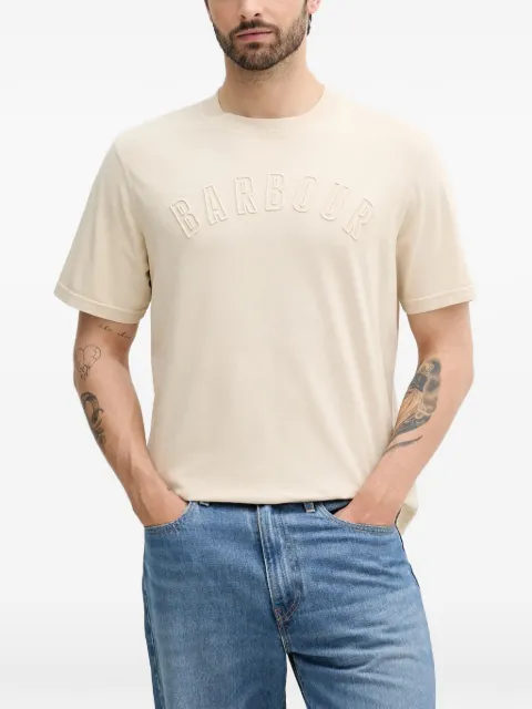 Barbour logo-embossed T-shirt
