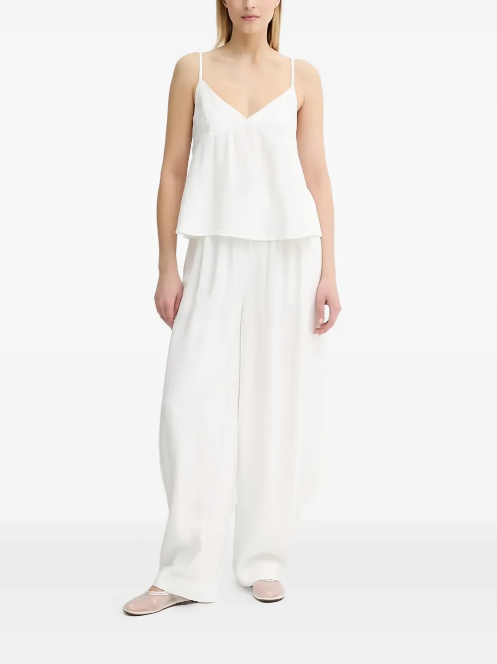 Gestuz GZcamila blouse met V-hals Wit