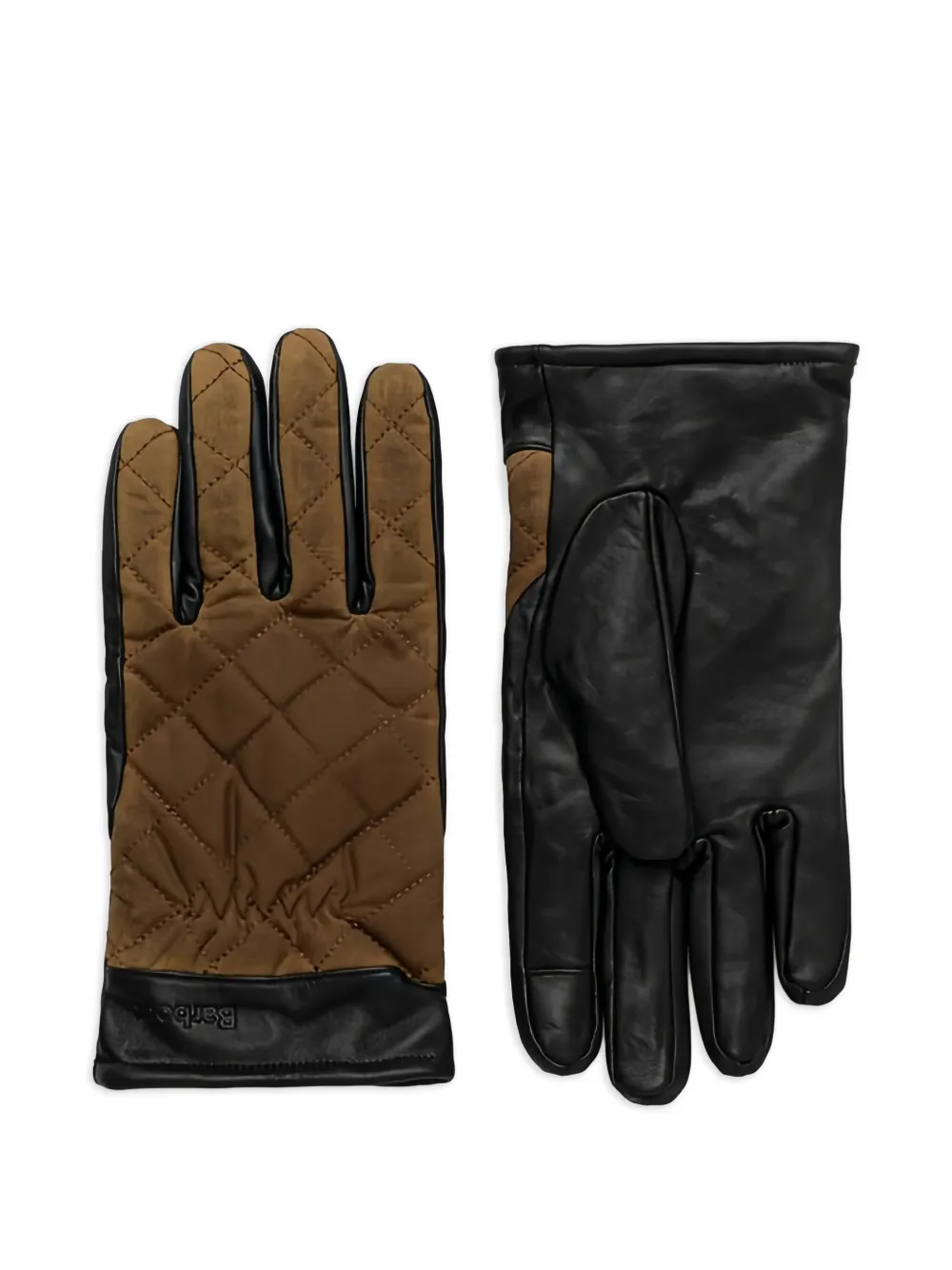 Barbour quilted gloves - Nero