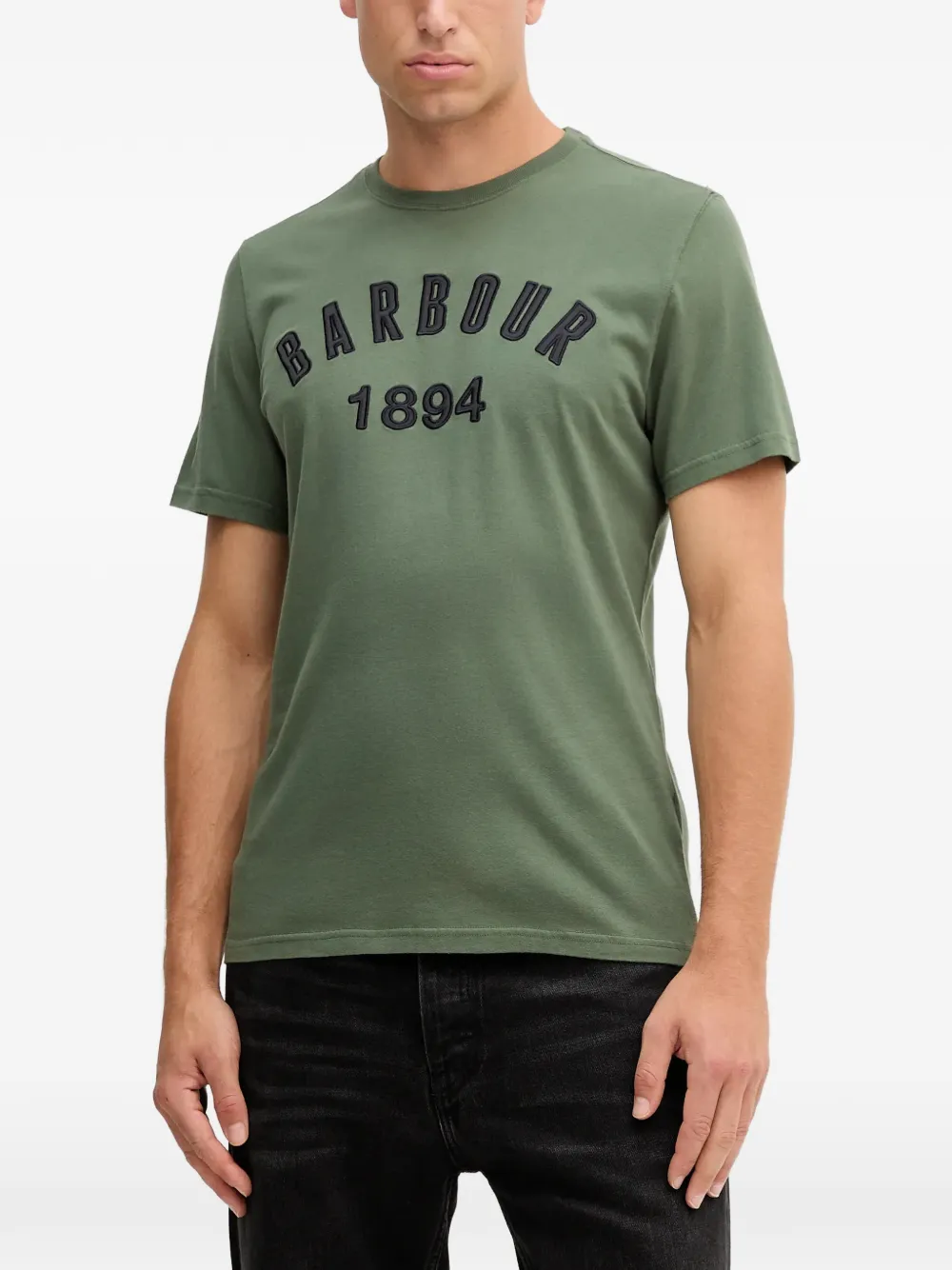 Barbour ロゴ Tシャツ | グリーン | Image 1