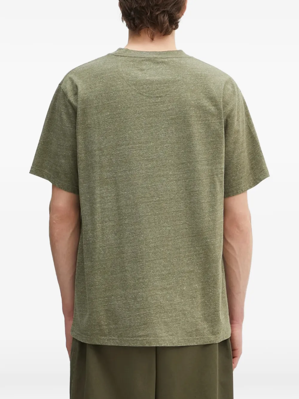 Barbour T-shirt met logodetail Groen