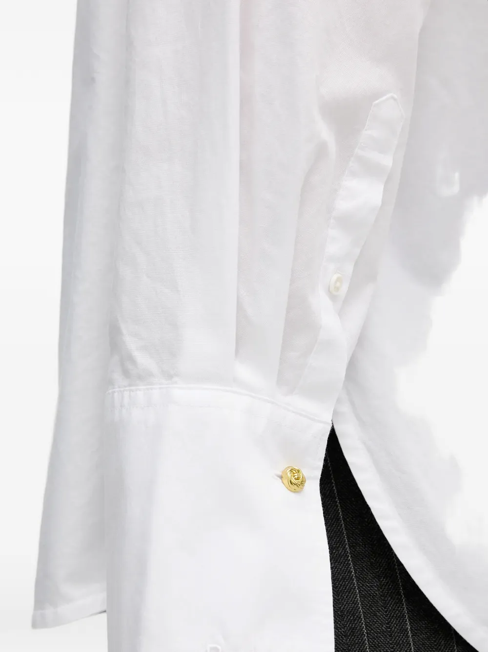 Barbour Wren blouse met manchetten Wit