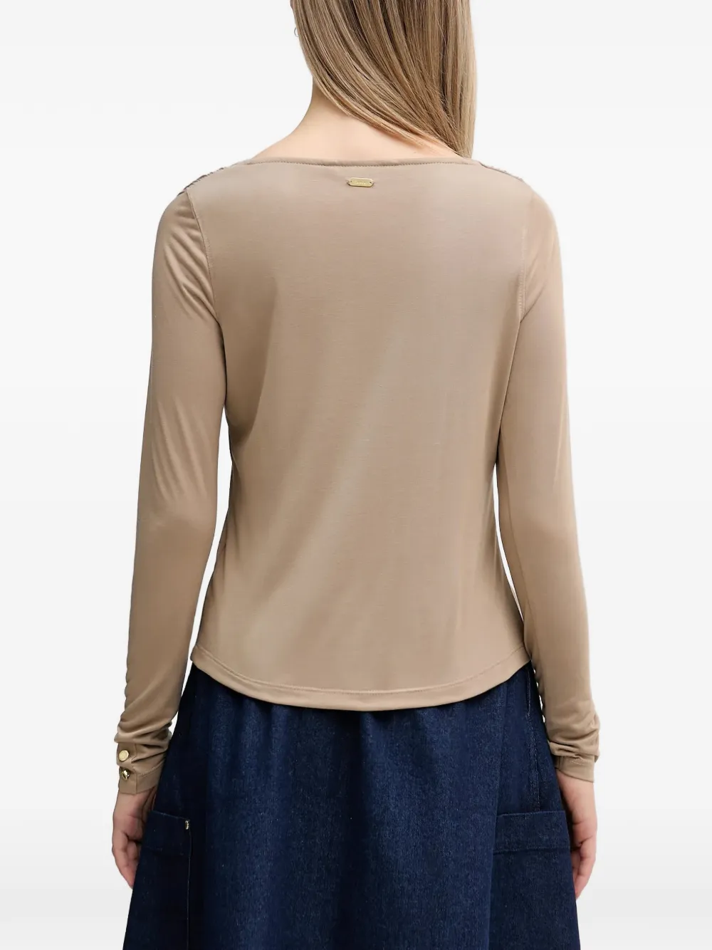  Barbour Top Con Cuello Barco - Neutro 