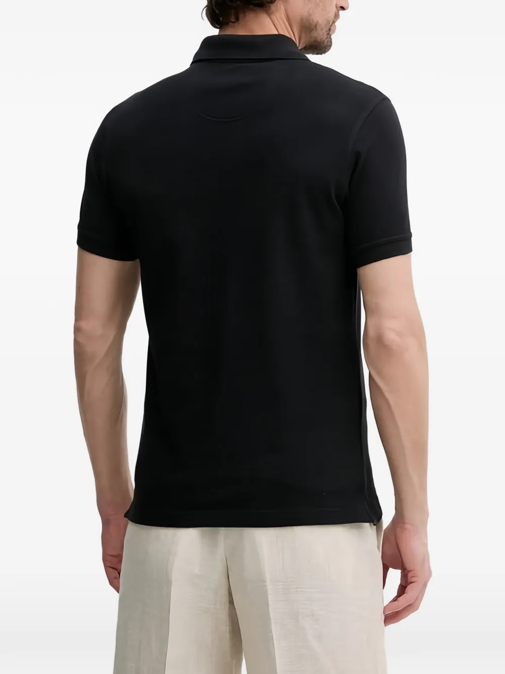 Barbour Poloshirt met logo Zwart
