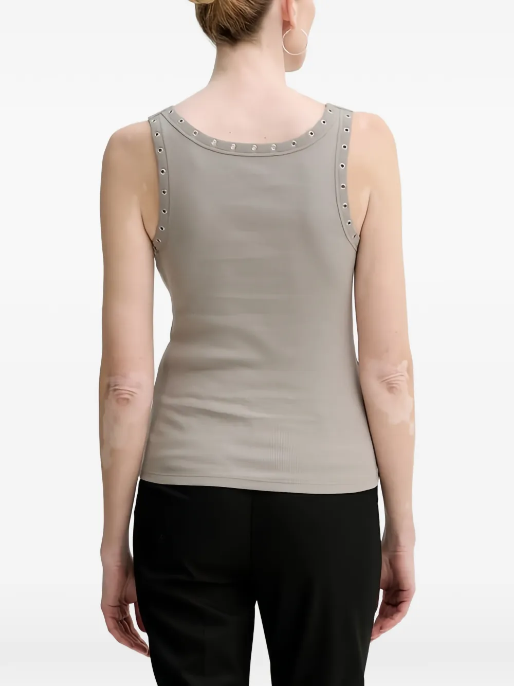 Gestuz Mouwloze top Beige