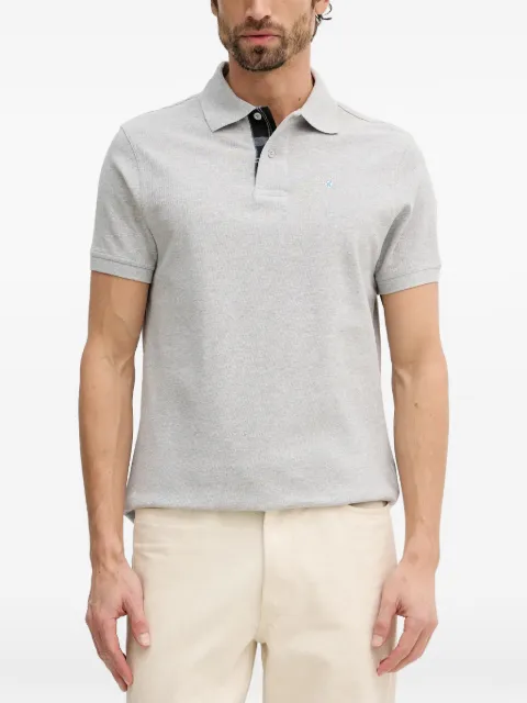 Barbour Tartan Pique check trim polo shirt