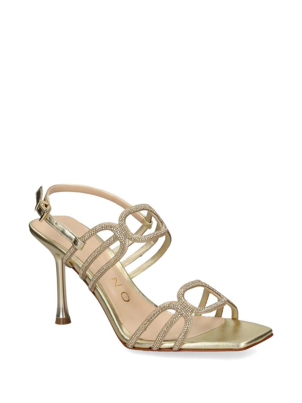 Albano crystal-embellished sandals Goud