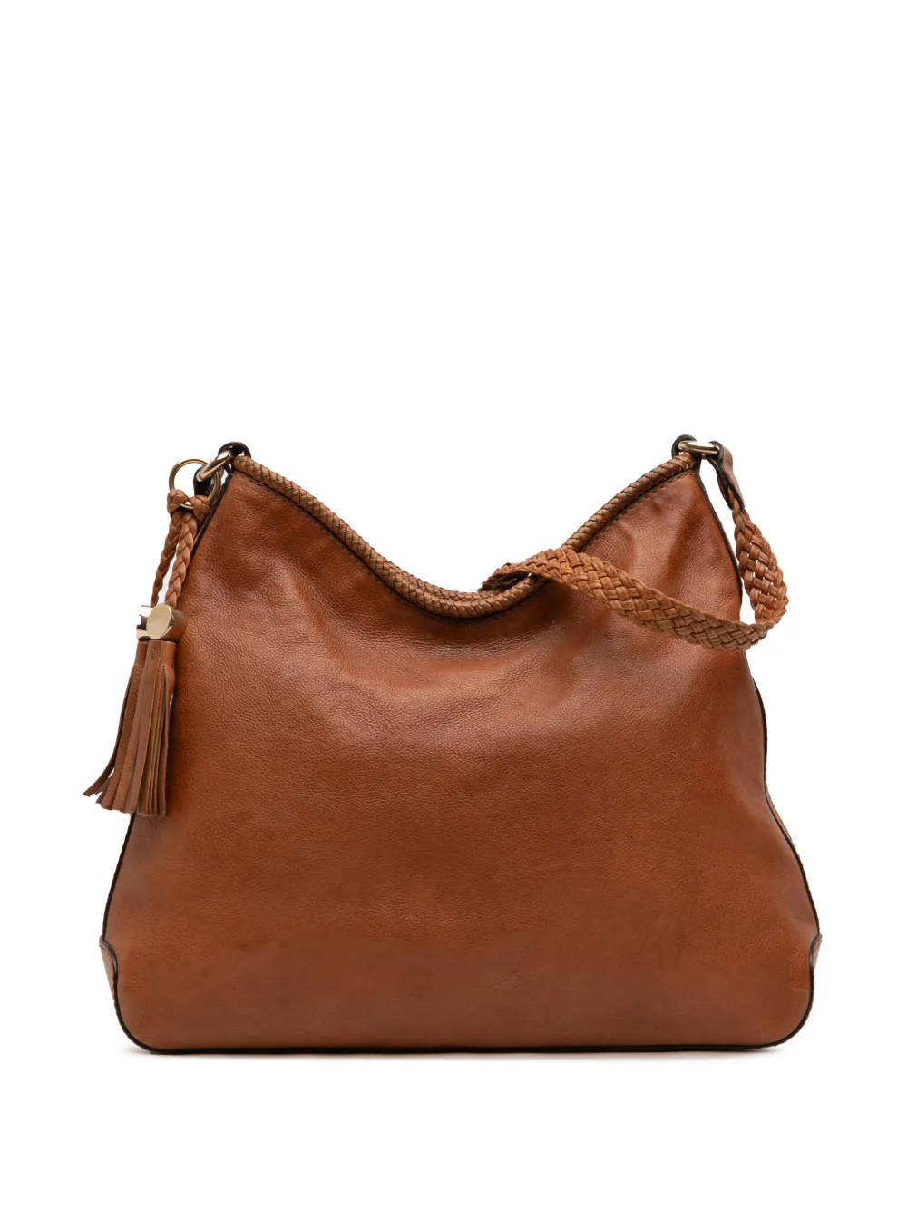 Gucci Pre-Owned 2016-2025 Leather Marrakech shoulder bag - Marrone