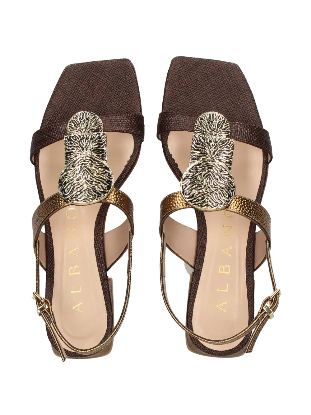 Albano engraved-appliqué sandals Bruin