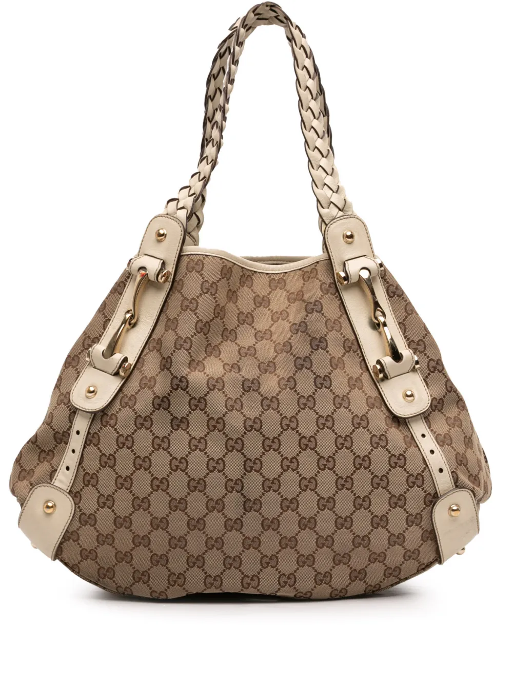 Gucci Pre-Owned 2016-2025 GG Canvas Horsebit Pelham shoulder bag - Marrone