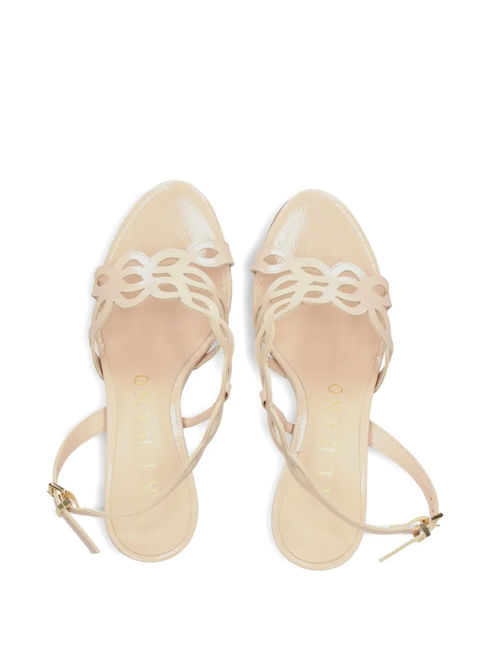 Albano cut-out sandals Beige
