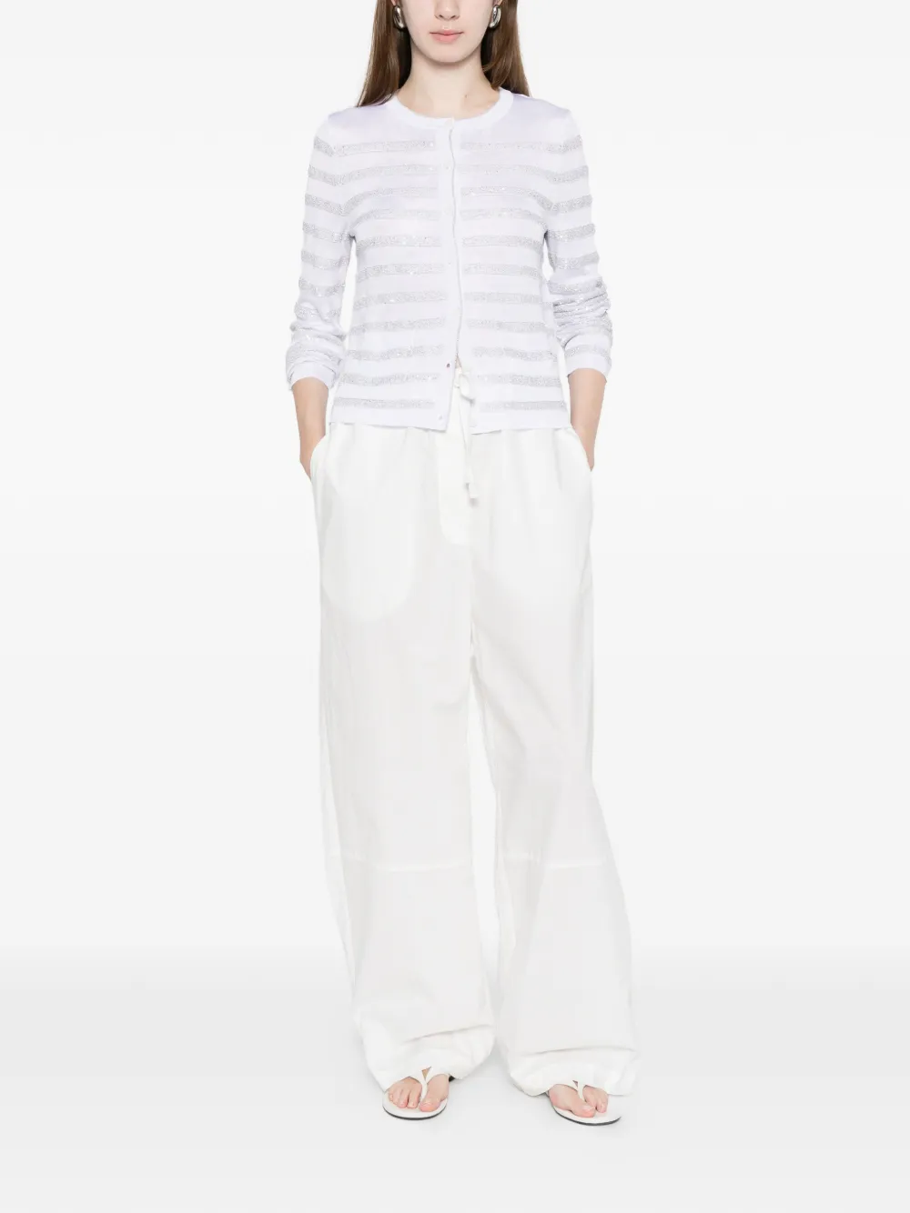  Missoni Buttoned Cardigan - White 