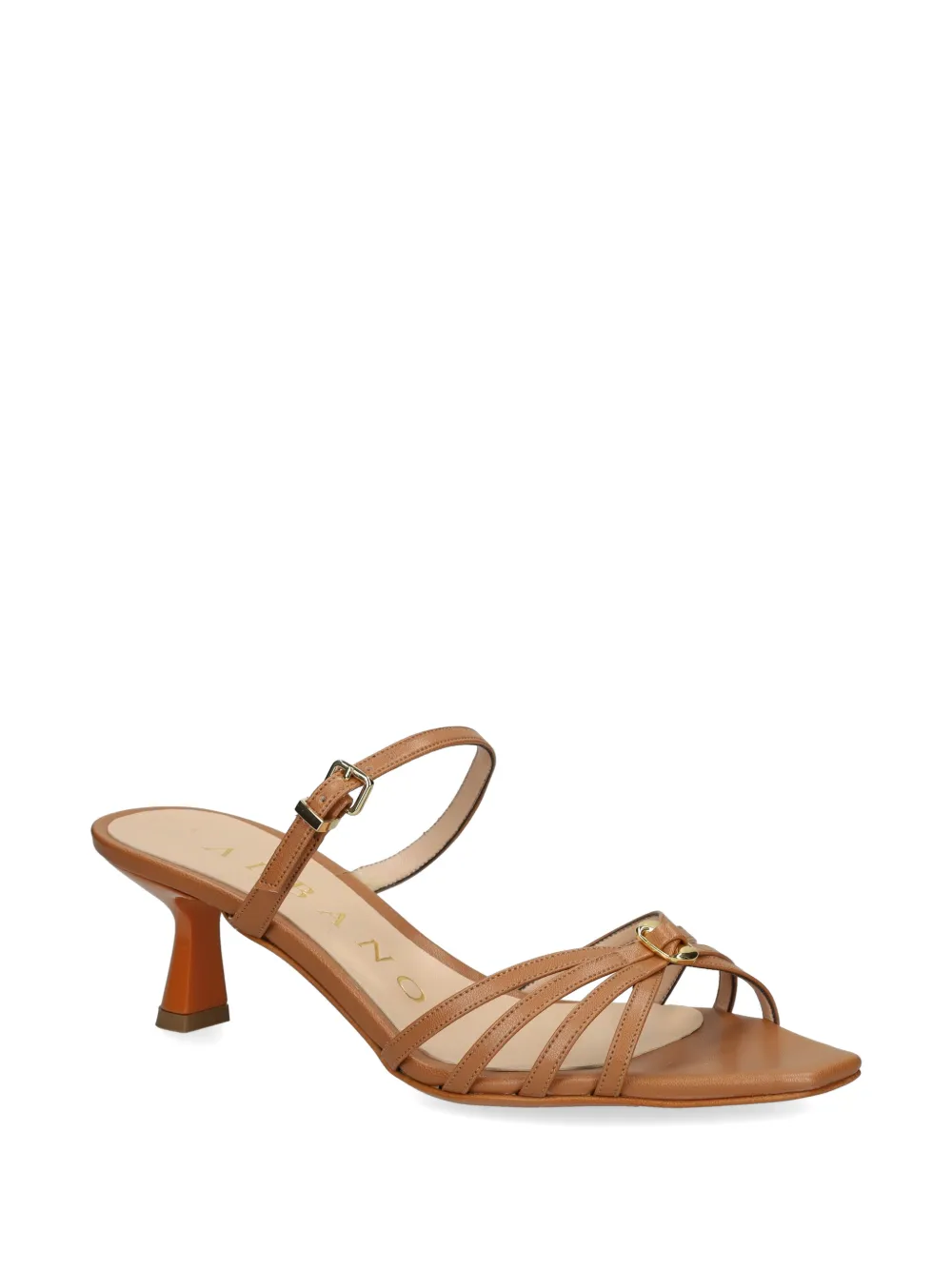 Albano buckle-embellished mules Beige